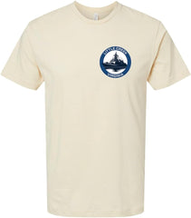 R and R Imports Little Creek Virginia Marinestützpunkt Design Souvenir Unisex Baumwoll-Rundhals-T-Shirt