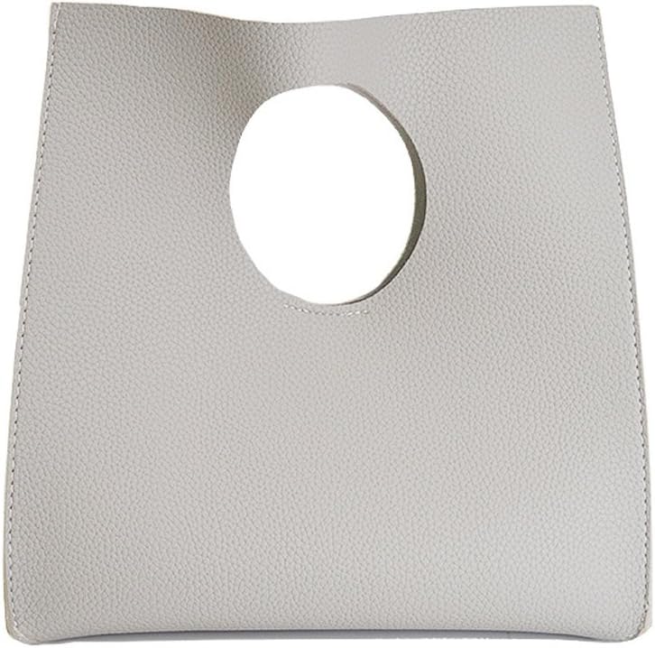 HOXIS Vintage Minimalist Style Soft Pu Leather Handbag Clutch Small Tote