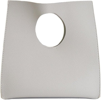 HOXIS Vintage Minimalist Style Soft Pu Leather Handbag Clutch Small Tote