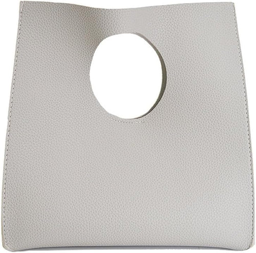 HOXIS Vintage Minimalist Style Soft Pu Leather Handbag Clutch Small Tote