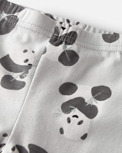 Baby Organic Cotton Pajamas Set in Panda Bear