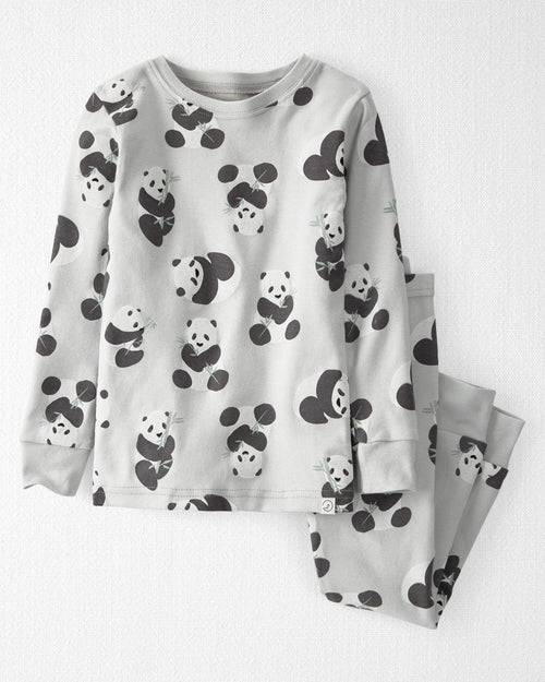 Baby Organic Cotton Pajamas Set in Panda Bear